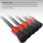 Red 205mm Car Detailing Brush For Engine Air Vents
