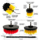 Yellow 5pcs Drill Cleaning Brush With 300mm Extension Rod